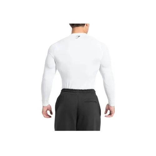 GYMSHARK Белый Мужской T-Рубашки