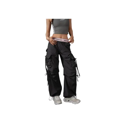 Monster Guardians Карго Брюки Женские Темно-Серый Темный GREY