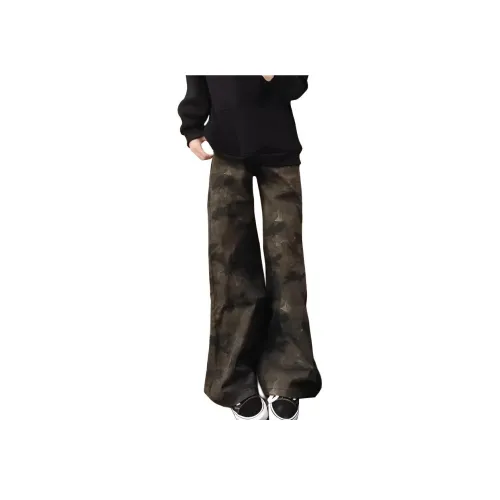 MORii Камуфляж Унисекс Джинсы