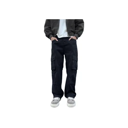 HLPT Черные Унисекс Джинсы