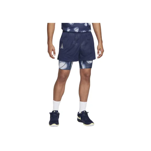 nike Dri Fit 2 в 1 4' Баскетбольные шорты Спортивные шорты Мужской Синий