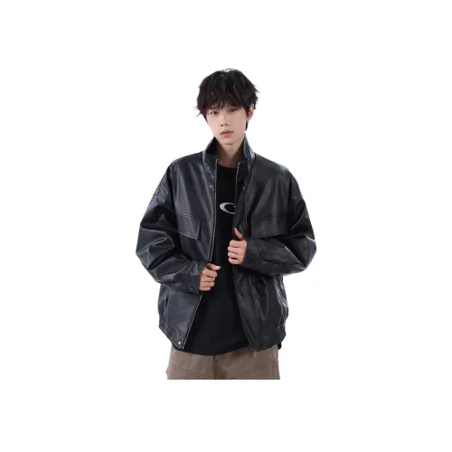 UNDERTIDES Кожа Куртка Унисекс