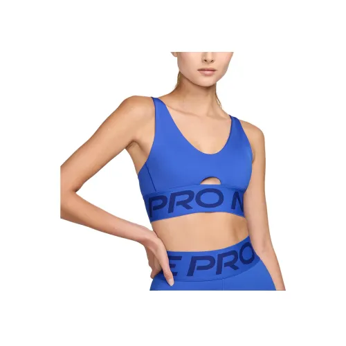 Nike Pro INDY Plunge Спортивное белье Женское Королевский синий