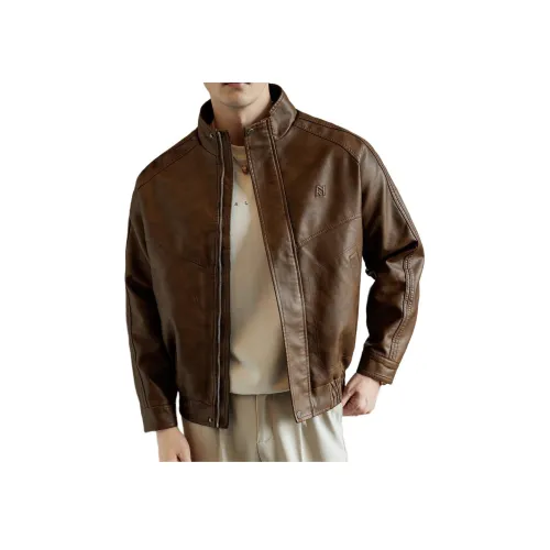 KiayofistVoll Кожа Куртка Унисекс