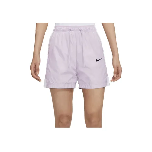NIKE Светло-фиолетовые Женские Повседневные Шорты