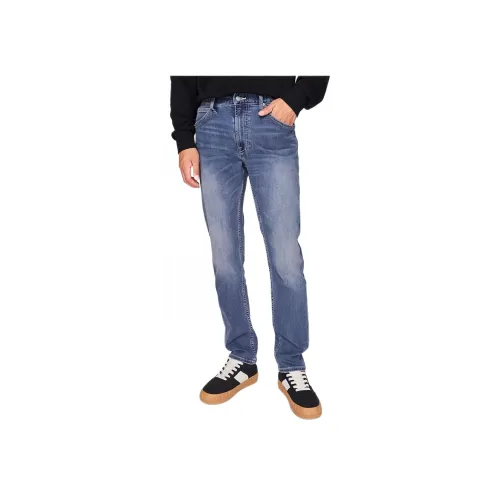 Lee совместный бренд модель Джинсы Мужские Средний Светло-Синий