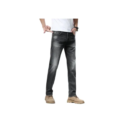 ZENGZHI Джинсы Облегающий крой Прямой крой Унисекс