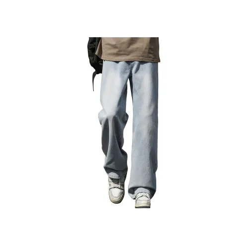 MARK WAFFLE Унисекс Джинсы