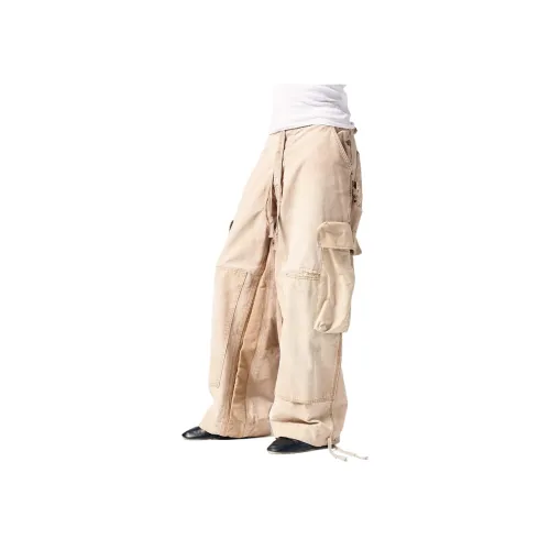 GREG LAUREN Светло-янтарный Мужские Повседневные Штаны