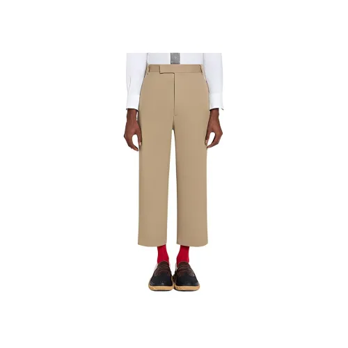 THOM BROWNE Бежевые Мужские Повседневные Штаны