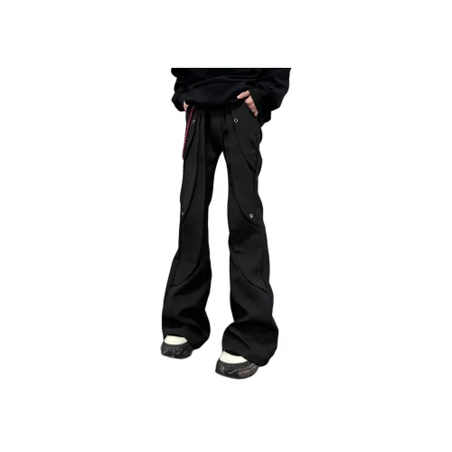 ZIAREL Черные унисекс костюмные брюки