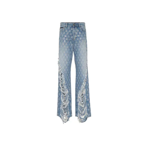 PHILIPP PLEIN Синие Женские Джинсы