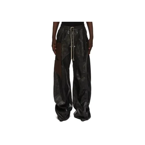 RICK OWENS совместный бренд Черные Мужские Повседневные Штаны