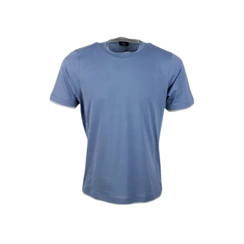 BARBA Светло-синие мужские футболки T