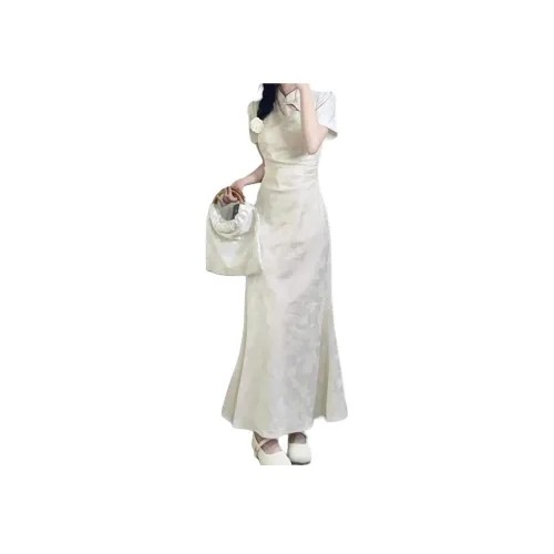 Aghr Короткий рукав Платье Женское