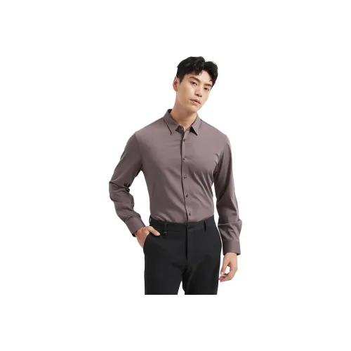 GUSHA Дымчатый фиолетовый 02032739 Мужская рубашка