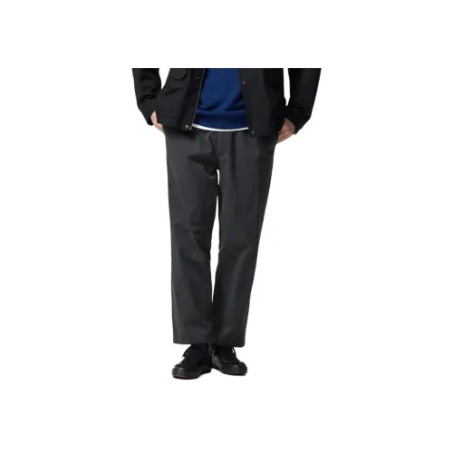 UNIQLO Повседневные брюки Унисекс Темно-серый