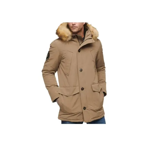 SUPERDRY Светло-янтарный Мужские Куртки