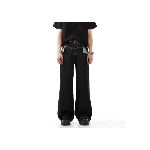 TREND ST Черные Унисекс Джинсы