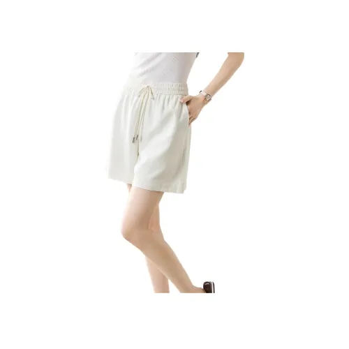 Mo Han Yi Mei Повседневные шорты Женские Экрю