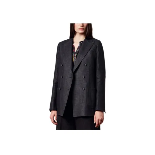 Massimo Alba SS24 Бизнес Костюм Пальто Женское Черное