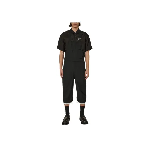 CDG Collaboration Черные Мужские Карго Брюки