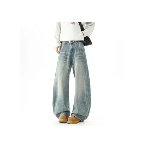 WARNING LIGHT Джинсы Унисекс Синий