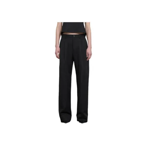 WARDROBE.NYC Черные Женские Повседневные Брюки