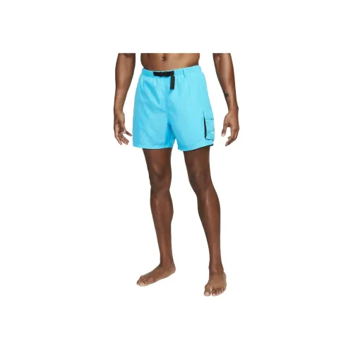 Nike Sky Blue Men's Casual Shorts Nike Небесно-голубые мужские повседневные шорты