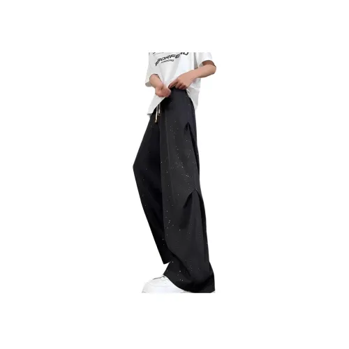 PODGORNOI Мужские повседневные черные штаны