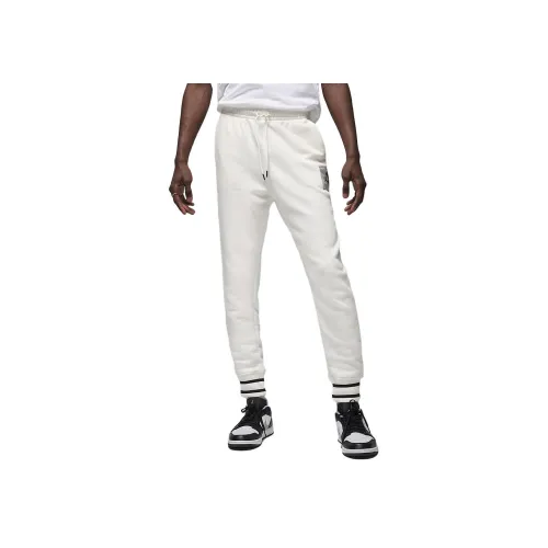 Jordan MVP Белые Мужские Вязаные Тренировочные Штаны