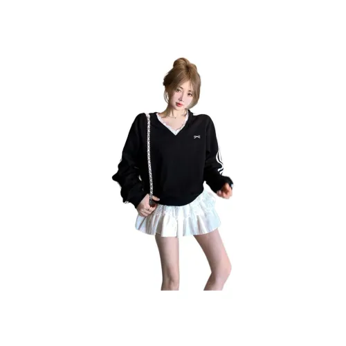 ZCDECO Черные Женские Свитшоты