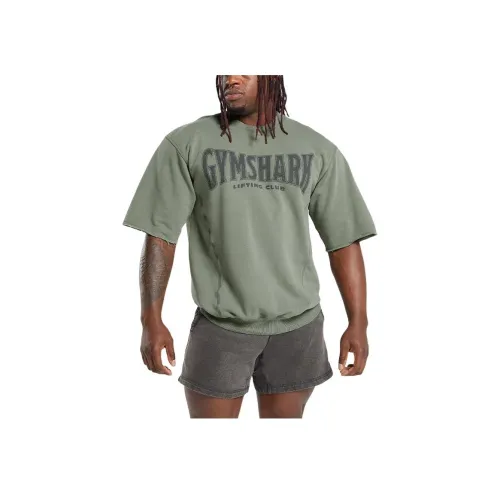 GYMSHARK Зеленый Мужской T-Рубашки