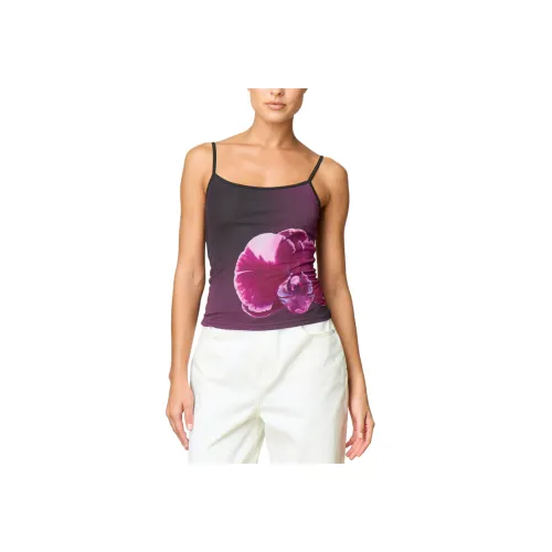 GLASSONS Градиентные Орхидеи Фиолетовые Женские Майки