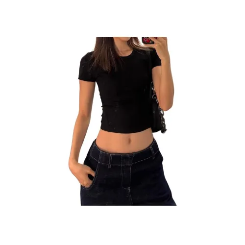 Puppytown Черные Женские T-рубашки