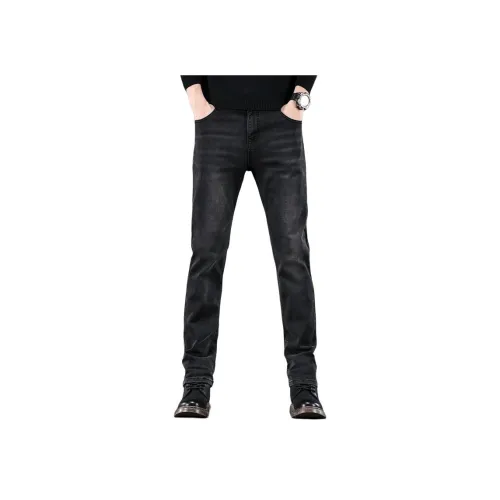 JEEP Черный Серый Цвет Мужские Джинсы