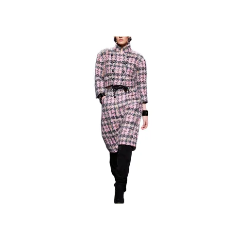 CHANEL Повседневный Длинный Юбка Женская Светло-Розовая