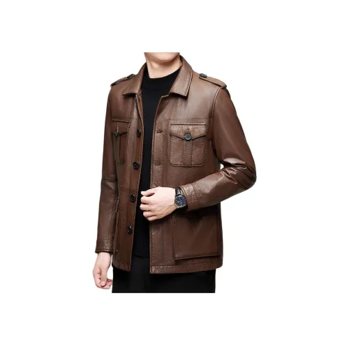 PIERRE CARDIN Кожа Куртка Мужская