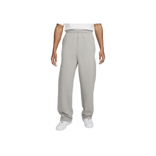 nike Sportswear Swoosh Вязаные тренировочные брюки мужские серые