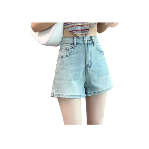 DGMZ Светло-синий Hot Pants Женские Джинсовые шорты
