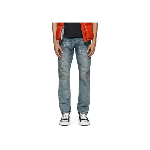 PURPLE BRAND Джинсы Мужские Средний Индиго