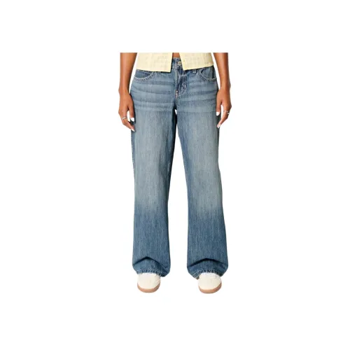 Hollister Blue Women's Jeans Hollister Синий Женские Джинсы