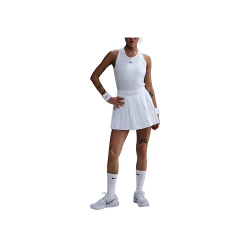 NIKE Court Advantage Белый/Белый Женские Повседневные шорты