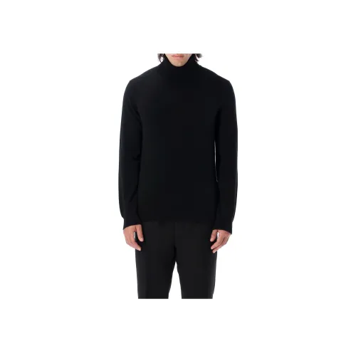 Ermenegildo Zegna Черные Мужские Кашемировые Свитера