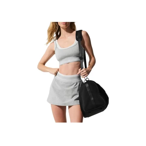 Alo Yoga Серый белый Athletic Вереск GREY/Белый Женские Повседневные короткие юбки