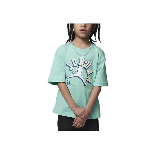 Jordan Varsity Jumpman T-Shirt Rising Изумрудно-зеленый Детский