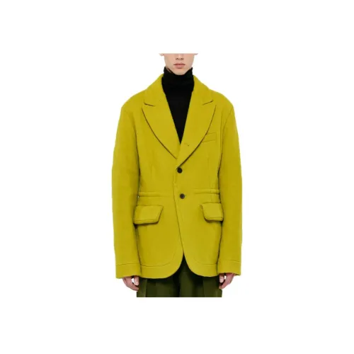 Haider Ackermann Желтые Мужские Куртки