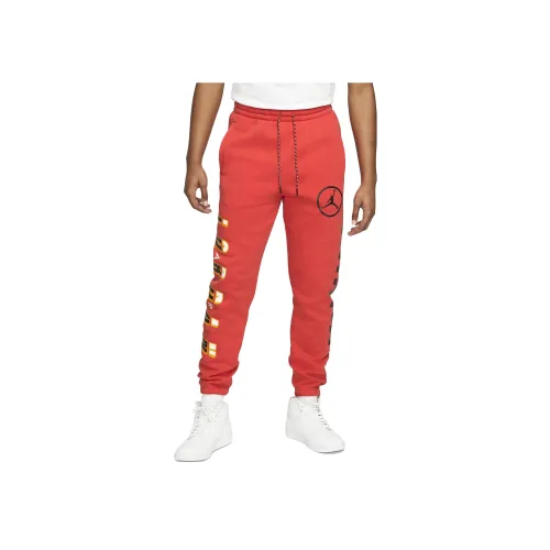 JORDAN SPORT DNA Вязаные тренировочные брюки мужские чилийского красного цвета