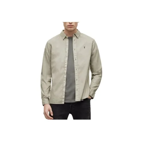 ALLSAINTS Серые Мужские Рубашки