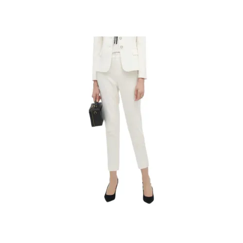 Caroline Экрю Женские костюмные брюки